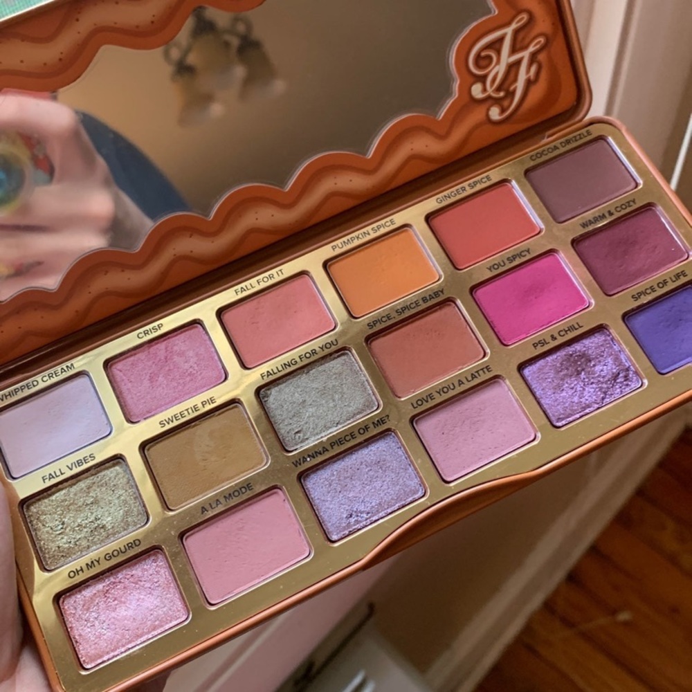 Too Face Pumpkin Spice eyeshadow palette